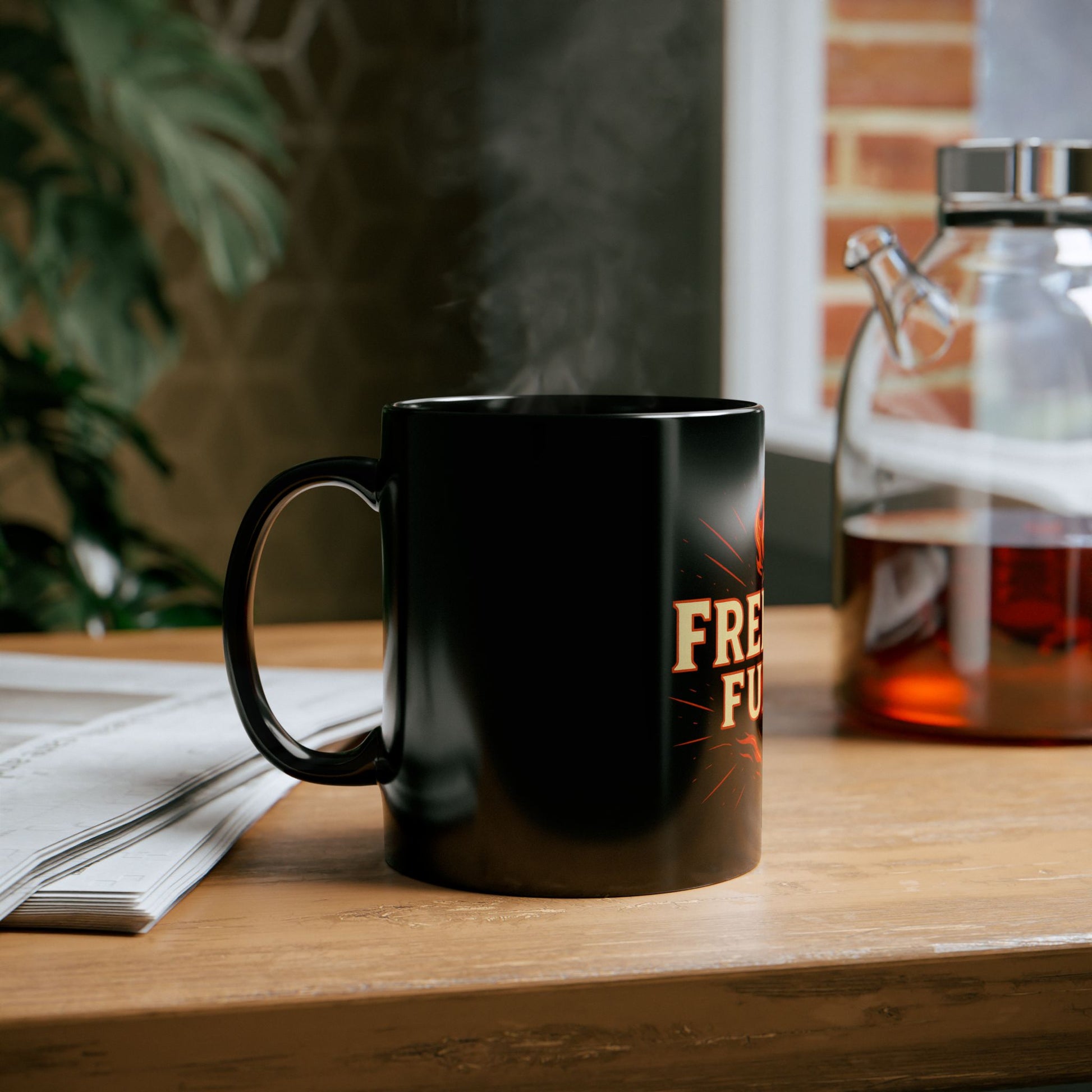 Freedom Fueled – Bold Patriotic Coffee Mug for True Americans - The Shara Prints