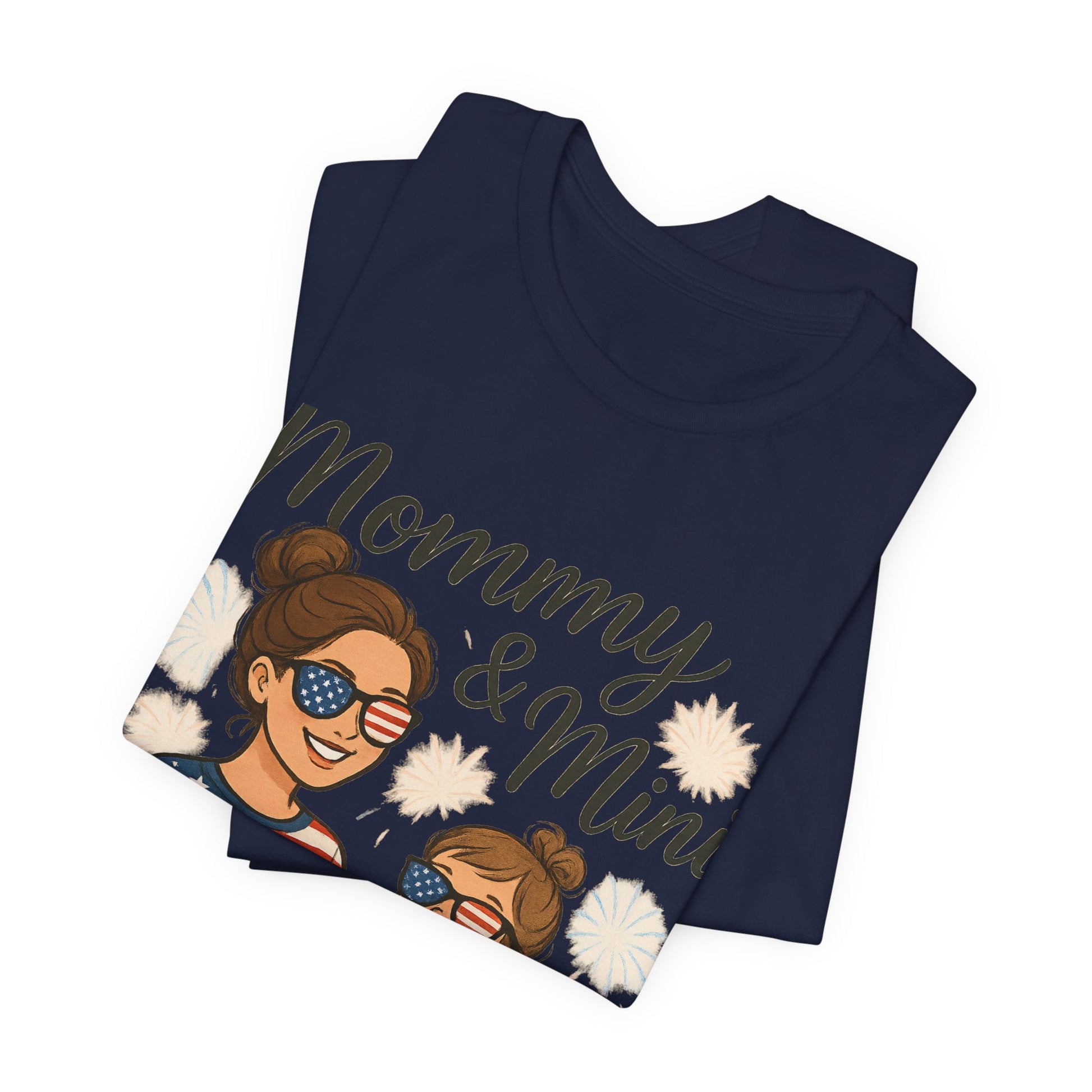 Mommy & Mini 4th of July Matching Shirt | Mom & Daughter Patriotic Tee | Mommy and Me Independence Day Outfit | Cute USA Family Matching Shirt - The Shara Prints