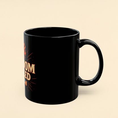 Freedom Fueled – Bold Patriotic Coffee Mug for True Americans - The Shara Prints